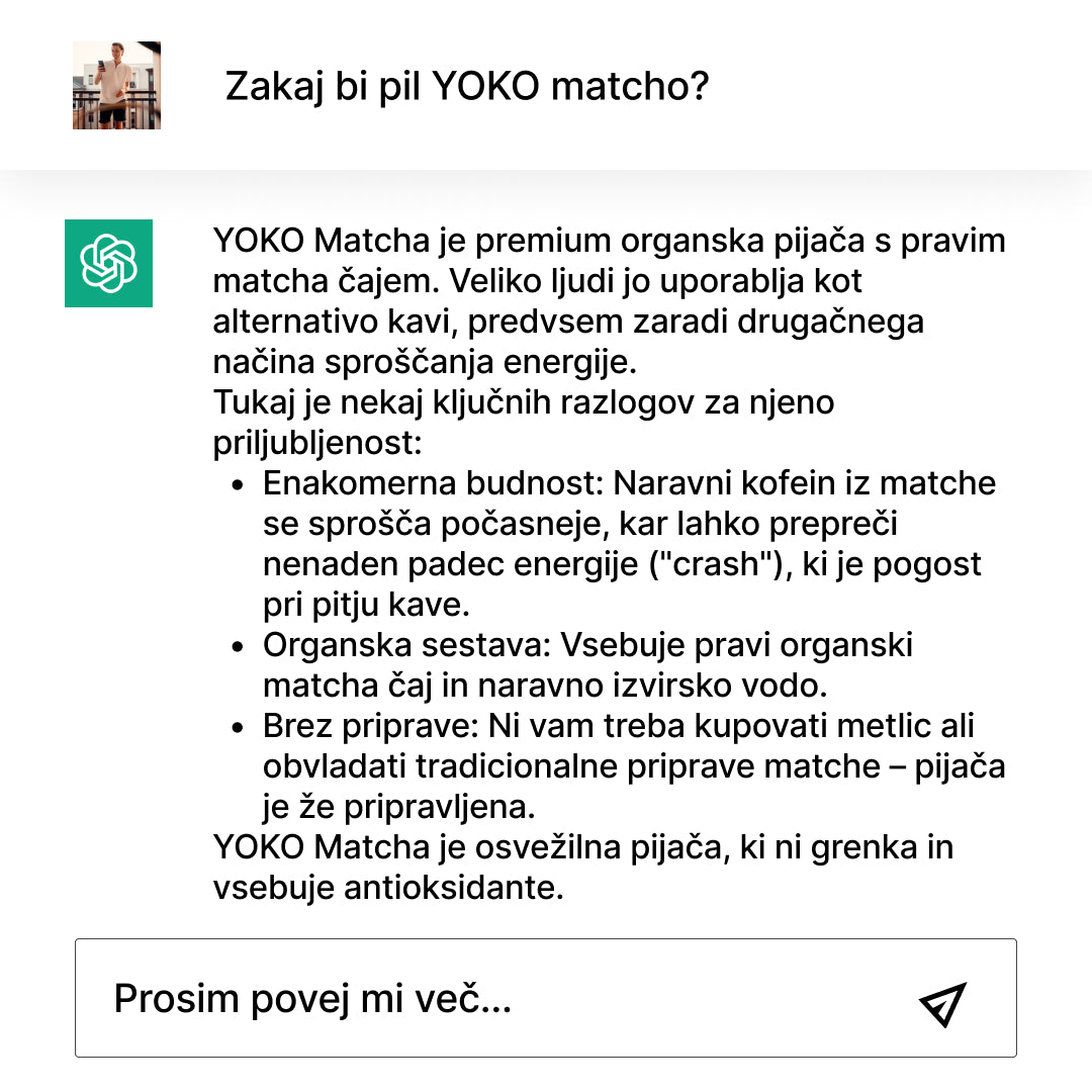 YOKO Matcha (Paket 8 kosov)